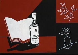 Jose Luis Lazaro Ferre, 'Black And White', 2006, original Painting Acrylic, 70 x 50  x 1 cm. 