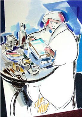 Jose Luis Lazaro Ferre, 'Breakfast Time', 2002, original Other, 70 x 100  cm. 