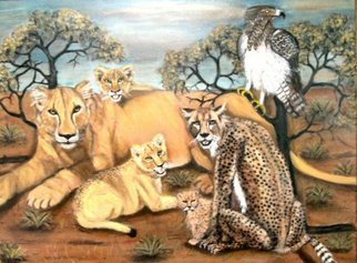 Rita Levinsohn; Last Look, 2018, Original Painting Acrylic, 40 x 30 inches. Artwork description: 241 These animals are facing possible extinction...