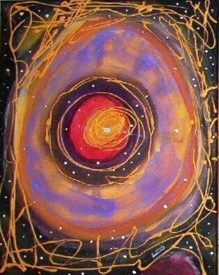 Leo Evans, 'Earth Full Trip D', 2012, original Mixed Media, 14 x 18  x 1 inches. Artwork description: 3099 Earth Full Trip D   An enter journey into self and a outer experience into the galaxies through one s interpretation. leoevans. com   All Rights reserved 2012...