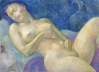 Leonid Petrushin; NU46, 2006, Original Pastel Oil, 77 x 57 cm. Artwork description: 241      From Nu symphony by Leonid Petrushin     ...
