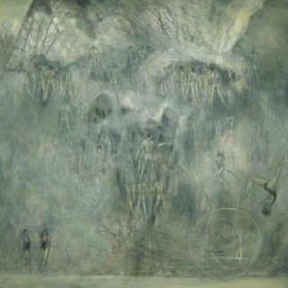 Juris Libeks; Inhalation Exhalation , 2010, Original Painting Oil, 200.5 x 200.5 cm. Artwork description: 241   figurative, nudes  ...