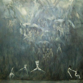 Juris Libeks; Inhalation Exhalation 3, 2010, Original Painting Oil, 200.5 x 200.5 cm. Artwork description: 241   figurative, nudes  ...