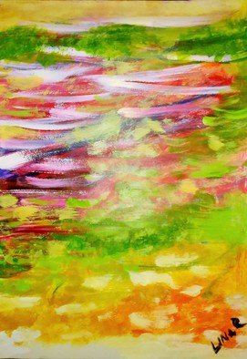 Lina Roseli; Summer Zest, 2015, Original Painting Acrylic, 11.8 x 16.5 inches. Artwork description: 241  This piece is all about the zest of summer. Feel summer glimmering in the air as the occasional gust of wind sweeps away the summer's scent. ...