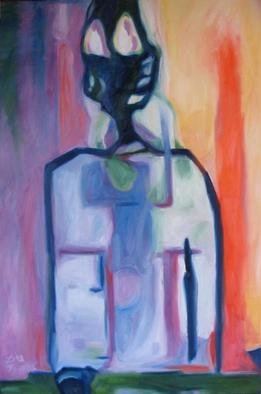 Lisa Reinke; Lesser Self, 2005, Original Painting Oil, 24 x 36 inches. Artwork description: 241 This is a picture of how my lesser self might see you, or how your lesser self might see me someday when we are not at our best....