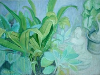 Lisa Reinke; Meditation Garden, 2010, Original Pastel Oil, 24 x 18 inches. 
