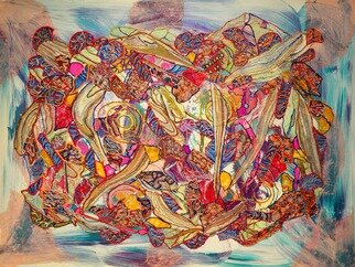 Lisa Mee; Ebb And Flow Sold, 2020, Original Mixed Media, 30 x 40 inches. Artwork description: 241 A merging of the organic and the ethereal on a canvas. Taken from pure imagination with no point of reference except balance and harmony. ...