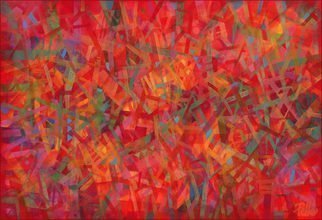 Robert Pelles; Longing, 2018, Original Painting Acrylic, 140 x 95 cm. Artwork description: 241 Based on my intuition, inspiration.original, abstract, red, harmonic...