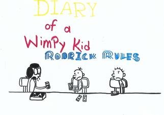 Liza Zahid; Diary Of A Wimpy Kid, 2018, Original Book, 10.4 x 28.5 inches. Artwork description: 241 It is a Drawing of Greg Heffley and Rodrick Heffley, Greg s older brother. ...