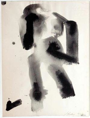 Andreas Loeschner Gornau, 'Nude Study 13', 1993, original Drawing Gouache, 36 x 48  cm. Artwork description: 2448             gouache on paper 36 x 48 cm / Signatur A. Loschner   Signatur A. Loschner 94              ...