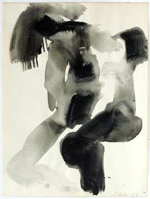 Andreas Loeschner Gornau, 'Nude Study 2', 1993, original Drawing Gouache, 36 x 48  cm. Artwork description: 2793  gouache on paper 36 x 48 cm / Signatur A. Loschner   Signatur A. Loschner 94   ...