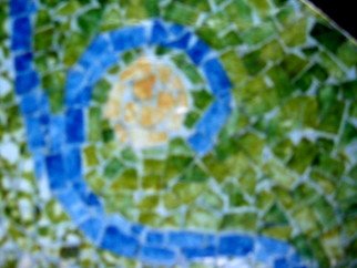 Lois Di Cosola, 'Mosaic Table Top Detail', 1954, original Mosaic, 40 x 2  x 2 inches. Artwork description: 1911  this is a detail of the mosaic table top- ...