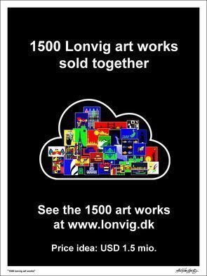 Asbjorn Lonvig; 1500 Lonvig Art Works, 2019, Original Digital Art, 60 x 90 cm. Artwork description: 241 1500 Lonvig Art Works - see www.  lonvig.  dk ...