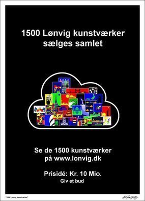Asbjorn Lonvig; 1500 Lonvig Kunst In Danish, 2019, Original Digital Art, 60 x 90 cm. Artwork description: 241 1500 LA,nvig kunstvA|rker.Se www.  lonvig.  dk...