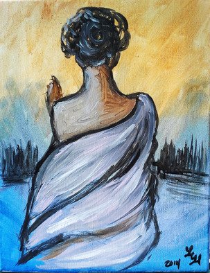 Loretta Nash; The Vast, 2014, Original Painting Acrylic, 11 x 14 inches. Artwork description: 241    Memphis, sunset   ...
