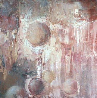 Louise Weinberg; SphereSeries21, 2008, Original Painting Oil, 18 x 18 inches. Artwork description: 241  Spheres floating in space ...
