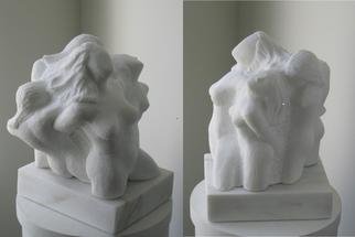 Lou Lalli; Maenads, 2004, Original Sculpture Stone, 8 x 10 inches. Artwork description: 241 Carrara Statuario marble...
