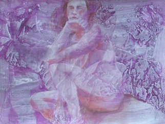 Lucille Rella, 'Purple Haze', 2010, original Painting Acrylic, 24 x 18  inches. 