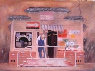 Lucille Rella, 'Tienda', 2005, original Watercolor, 18 x 24  inches. 