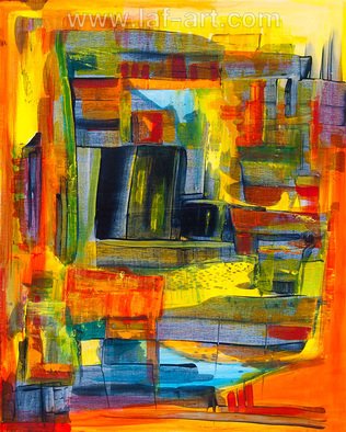 Lyn Walters; Burden, 2014, Original Painting Acrylic, 60 x 75 cm. Artwork description: 241   glaze  upon glaze creating rich deep colours,                ...