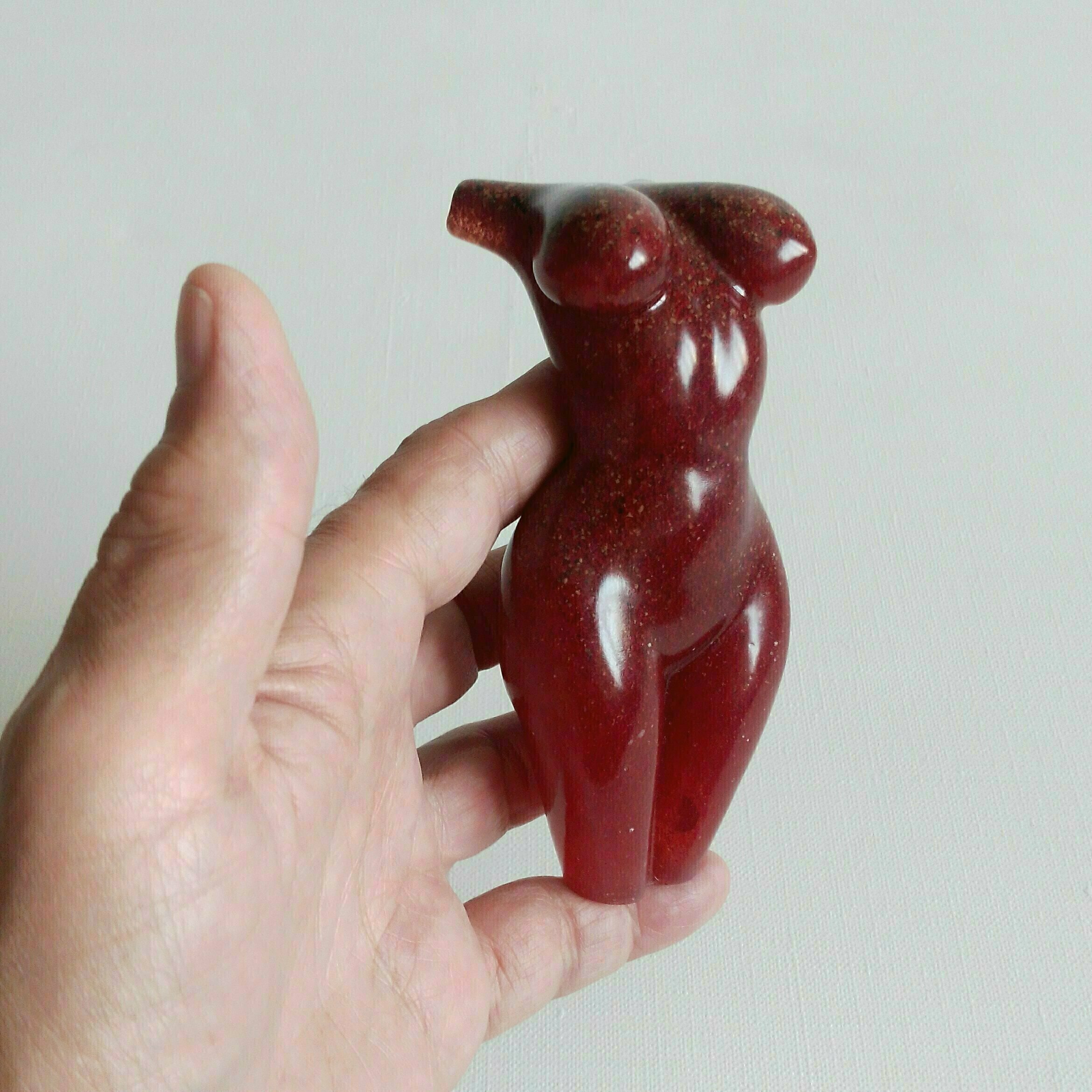 Sergey Abrosimov; GIRL RED IN HAND, 2022, Original Sculpture Mixed, 5 x 13 cm. Artwork description: 241 GIRL RED IN HAND echoes the plastic searches of famous masters Henry Moore and Fernando Botero.  The novelty of the sculptural concept of Maas Tiir lies in the possibility of free movement, rotation and installation of figurines and podiums in different compositions for play, personal creativity and ...