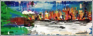 Mac Worthington, 'Cold Light Of Day', 2019, original Painting Acrylic, 96 x 36  x 3 inches. Artwork description: 3495 Acrylic on stretched canvas. Signed   dated. Certificate of Authenticity. Ready to hang...