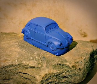 Roland Van Ast; Born Out Of Rock VW Beetle 1, 2020, Original Ceramics Handbuilt, 3.5 x 1.8 inches. Artwork description: 241 Born out of Rock by Mad MouseVolkswagen Beetle- Handmade modelcars- Born out of Rock series- 1 of only 50- Scale 143- 9 cm 140 gr- Handmade mold- Cast porcelain plaster- Sculpted model- Hand painted- Protective layer- Showcase box- Small series, special colors and models on request- ...