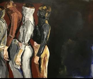 Mahjoob Zohourian; Fallen Cedar, 2017, Original Painting Acrylic, 120 x 120 cm. 
