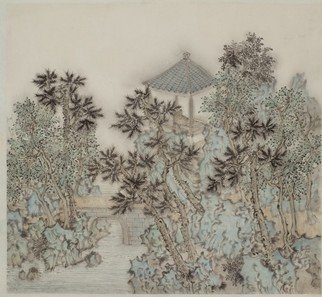 Mandy Sun; A Garden Made By Zhijian II, 2013, Original Paper, 48 x 46 cm. 