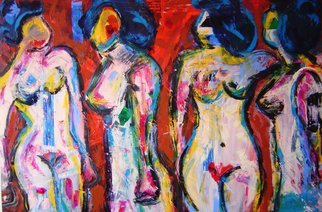 Marcia Pinho; TPM 2, 2005, Original Painting Oil, 80 x 90 cm. Artwork description: 241   Expressionism, figurative, painting, acrylic and ink, canvas                                              ...