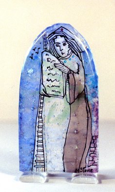 Margaret Stone, 'He Wrote To Me', 2005, original Glass, 3 x 7  x 3 inches. Artwork description: 3099  Cast and fused glass.  One of 18 small works created for a special project.  It was later sold ...
