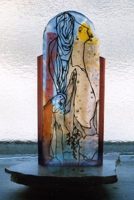 Margaret Stone, 'Morning', 2005, original Glass, 4 x 12  x 4 inches. Artwork description: 3099  Cast and fused glass.  This is one of 18 small glassworks created for a project.   ...