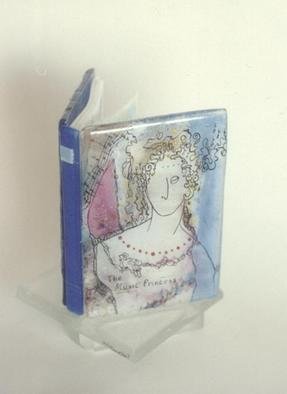 Margaret Stone, 'The Music Princess Cover', 2000, original Artistic Book, 7 x 9  x 5 inches. Artwork description: 3495 Glass Book Series, Cast, fused, slumped glass....