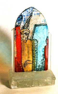 Margaret Stone, 'Visitor', 2005, original Glass, 4 x 10  x 3.5 inches. Artwork description: 3099  Fused and cast glass.  One of 18 small glass artworks created for a project.  Works were subsequently sold. ...