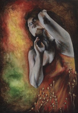 Venczak Marianna; Erotica, 2011, Original Watercolor, 210 x 297 mm. Artwork description: 241    figurative, portrait, people, nude, venczak, watercolor, mixed technic, surreal, watercolour                 ...