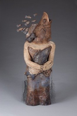 Marie Weaver; Gulf Fury, 2012, Original Ceramics, 13 x 35 inches. Artwork description: 241 Ceramic sculpture response to the Gulf of Mexico oil spill...