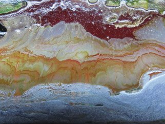 Mario Deschenes; Liquid Mountains, 2016, Original Mixed Media, 23 x 15 inches. Artwork description: 241 15 x 23  Mixed - Media Ink  Wood   2016 ...