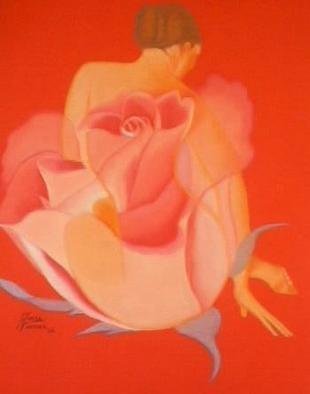 Marisa Reve; Flourishing, 2004, Original Pastel, 50 x 60 cm. 