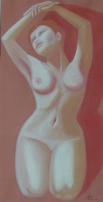 Marisa Reve; Shadow, 2003, Original Pastel, 45 x 50 cm. 