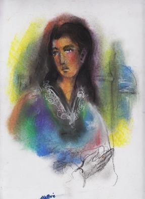 Mario Ortiz Martinez, 'Edwiges', 2019, original Pastel, 9 x 12  inches. Artwork description: 2307 NAIVETY, JOY, CREATIVITY, FREE ASSOCIATION IDEAS IN THIS STUDY, USING PASTELS OF PRIMARY COLORS, WITH THE SOLE PURPOSE OF ENTERTAIN, PUTTING A LITTLE ACCENT OF COLOR IN AN INTIMATE ROOM OF THE HOUSE. ...