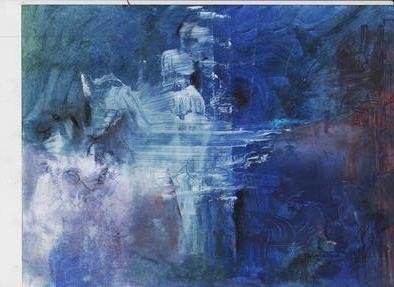 Mario Ortiz Martinez, 'Exercise In Blue', 2019, original Painting Oil, 11 x 9  inches. Artwork description: 13395 FREE INSPIRATON EXERCISE IN BLUE.  ABSTRACT, MISTERY, LIBERTY. ...