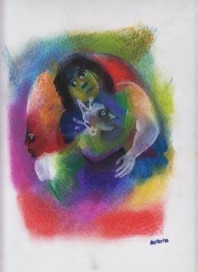Mario Ortiz Martinez, 'Illustration For A Fable', 2019, original Pastel, 9 x 11  inches. Artwork description: 9831 ALL KIND OF ELEMENTS DECORATING THIS SUGGESTIVE PAGE OF ART. COLORFUL PASTEL ON PAPER. THE FEAST OF IMAGINATION, PURE PLEASURE TO MANIPULATE THIS EXPRESSIVE MEDIA.  A RICH COLLECTION SUITABLE TO DECORATE THAT SPECIAL SPACE OF YOUR ROOM. ...