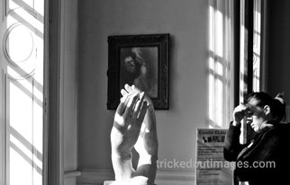 Mark Charles Fox; Rodin, 2017, Original Photography Black and White, 20 x 12 inches. Artwork description: 241 Printed on Platinum paper stock. Luster or Matte available on request. Other sizes available on request. trickedoutimages. com...