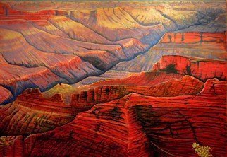 Mario Tello; GRAND CANYON, 2016, Original Painting Oil, 143 x 210 cm. Artwork description: 241 OIL painting on canvas ...