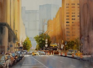 Maryann Burton; Alternate Side Of St Parking, 2017, Original Watercolor, 24 x 17 inches. Artwork description: 241 Award Winning painting. Best in Show. Framed size 27x33...