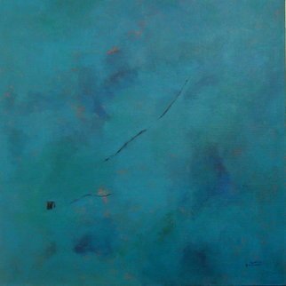 Michal Ashkenasi; Settlement, 2007, Original Painting Acrylic, 100 x 100 cm. Artwork description: 241  A minimalistic work about the continuous fights for space in the world . ...
