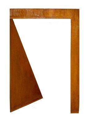 Max Tolentino; UNTITLED , 2017, Original Sculpture Steel, 24 x 34 cm. Artwork description: 241 Geometric abstract in cortain steel ...