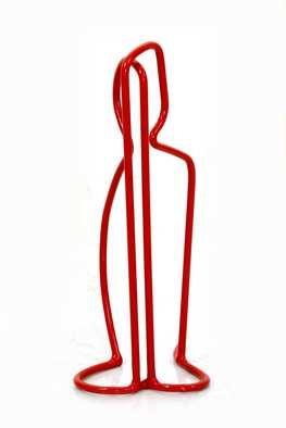 Max Tolentino; Maria Da Penha, 2019, Original Sculpture Steel, 12 x 30 inches. Artwork description: 241 Steel sculpture in wire painted in different colors. The sculpture was conceived for the award in honor of a law to protect women victims of male aggression. front vision ...