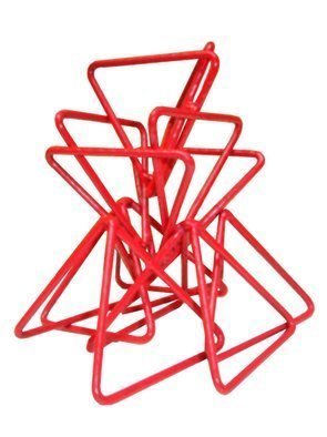 Max Tolentino; Mechanic Spider, 2010, Original Sculpture Steel, 20 x 20 cm. Artwork description: 241 abstract in painted construction wire . not available ...
