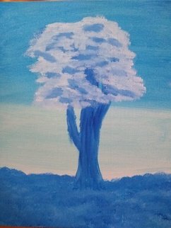 Mckayla Hurd; Sky Tree, 2018, Original Painting Acrylic, 8 x 10 inches. Artwork description: 241 I m an 11 yr old who loves to paint this is my tree in the sky painting ...